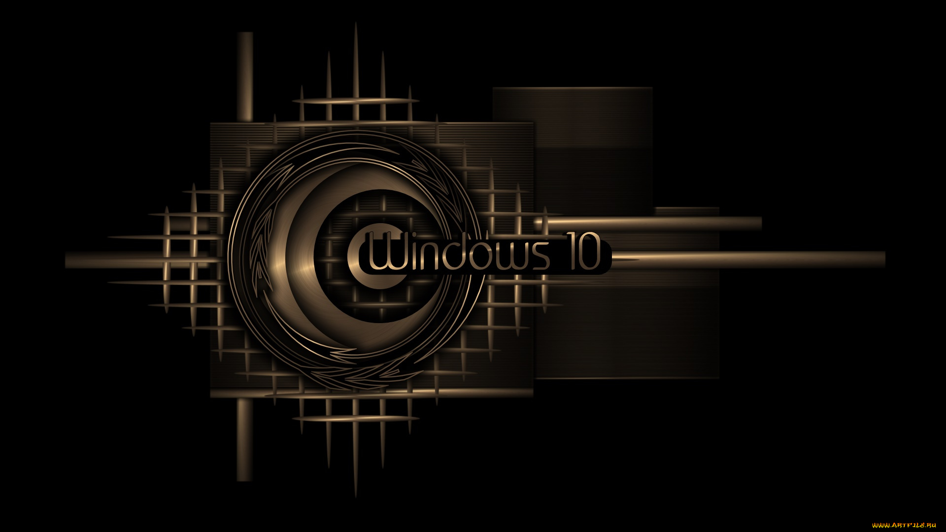 компьютеры, windows, , 10, фон, логотип