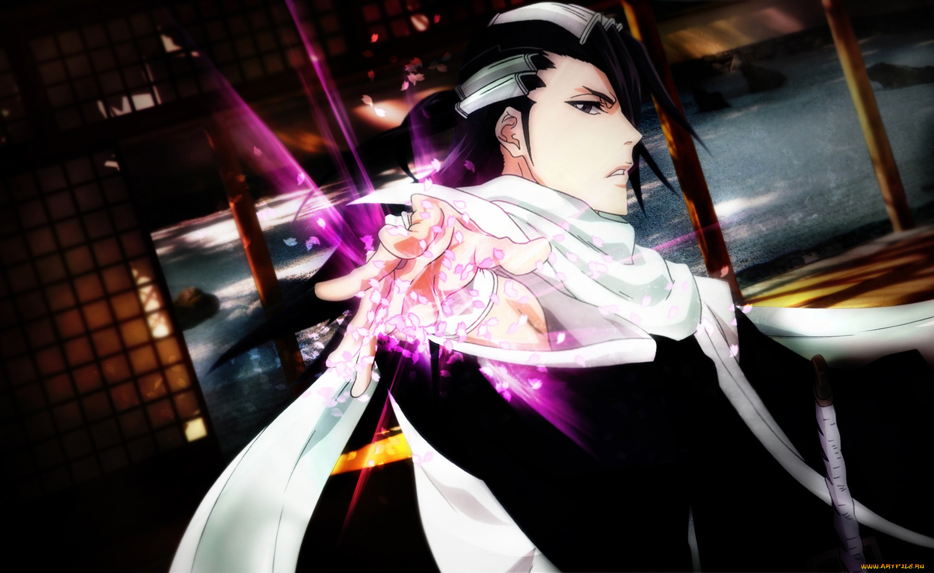 аниме, bleach, бьякуя