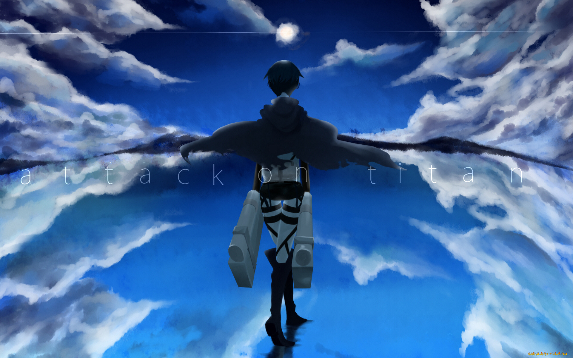 аниме, shingeki, no, kyojin, атака, титанов