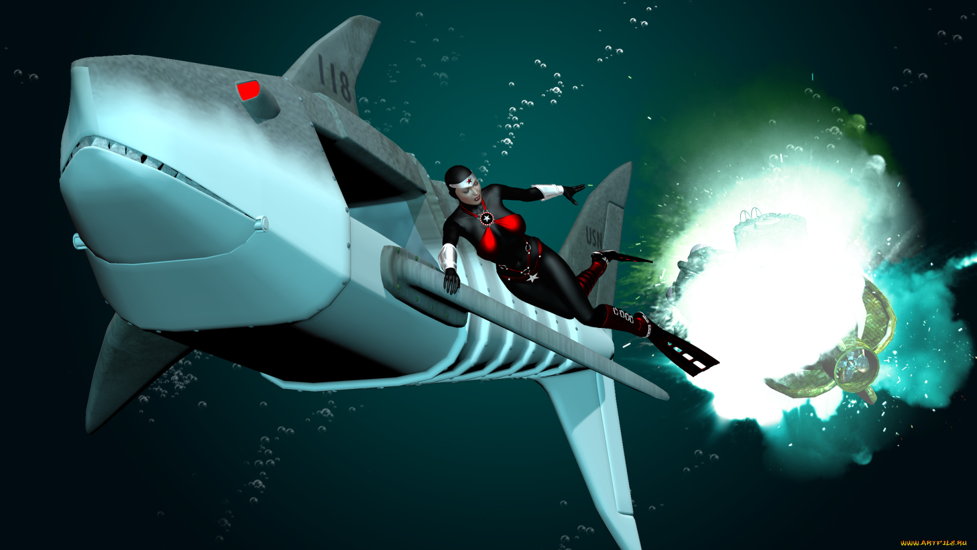 3д, графика, фантазия, , fantasy, фон, взгляд, девушка