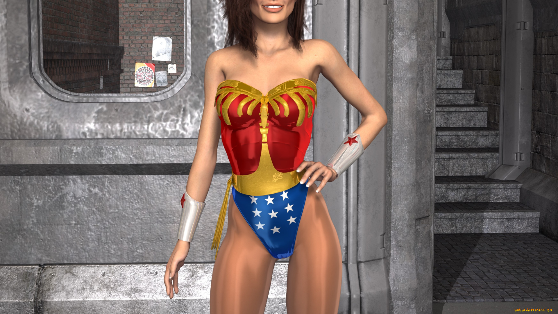 3д, графика, люди, , people, фон, взгляд, девушка