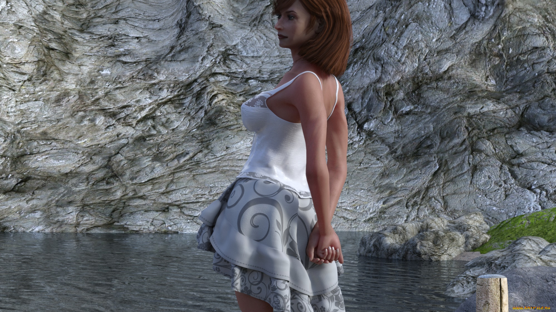 3д, графика, люди, , people, фон, взгляд, девушка