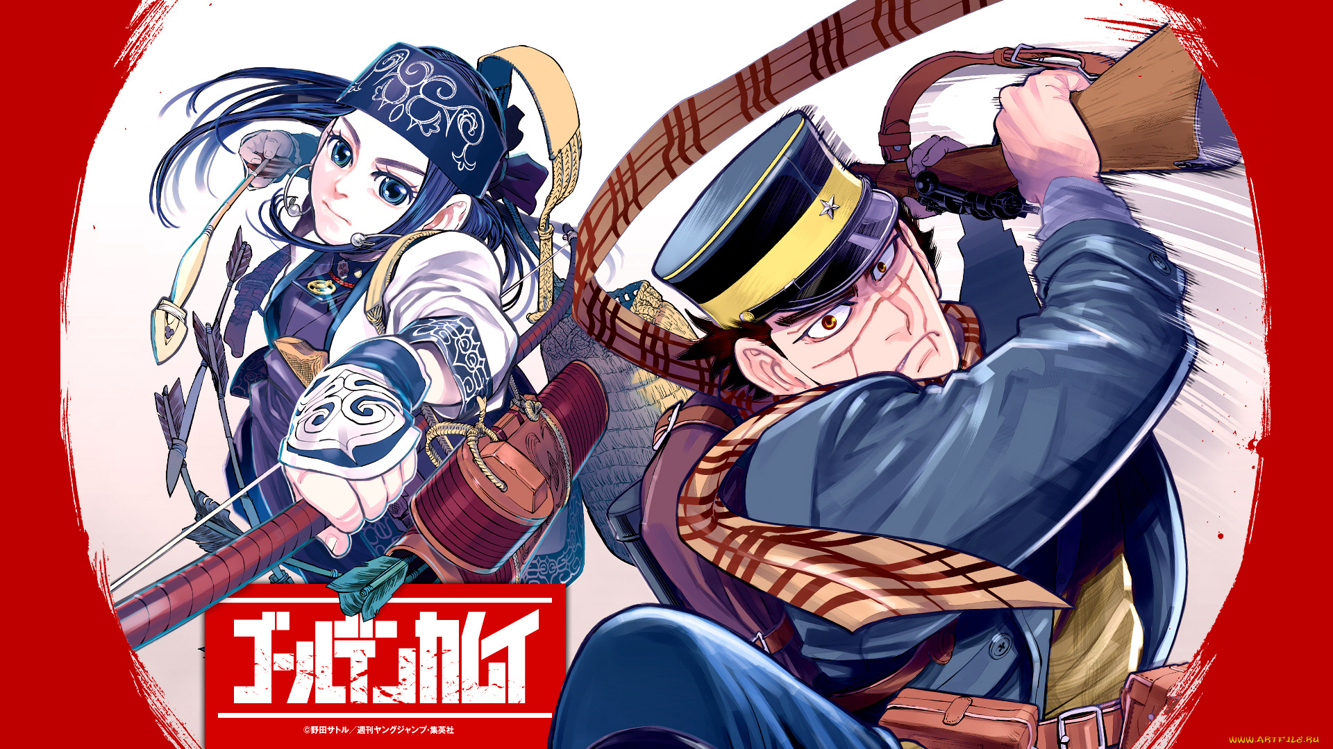 аниме, golden, kamuy, персонажи