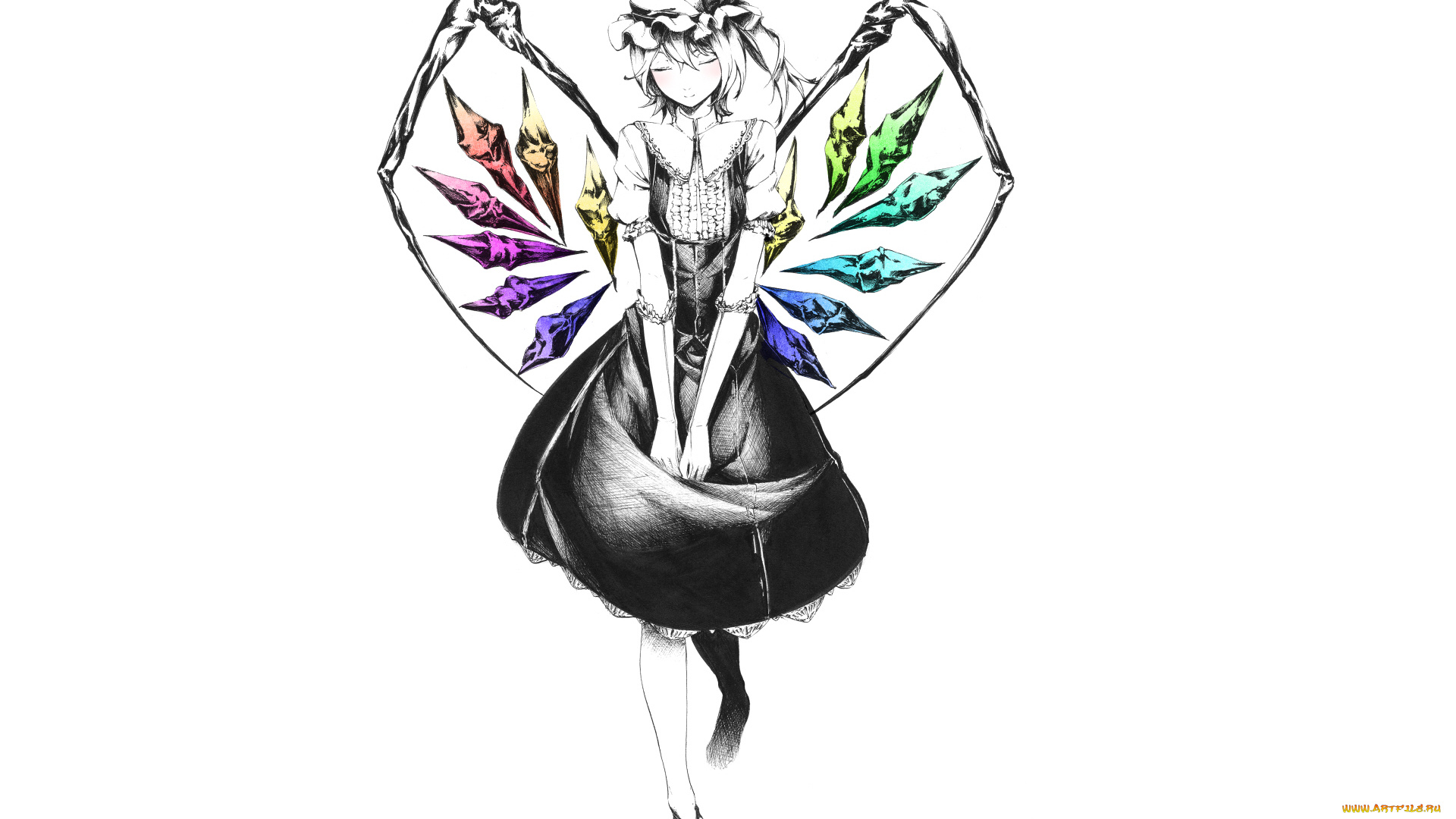 аниме, touhou, девушка