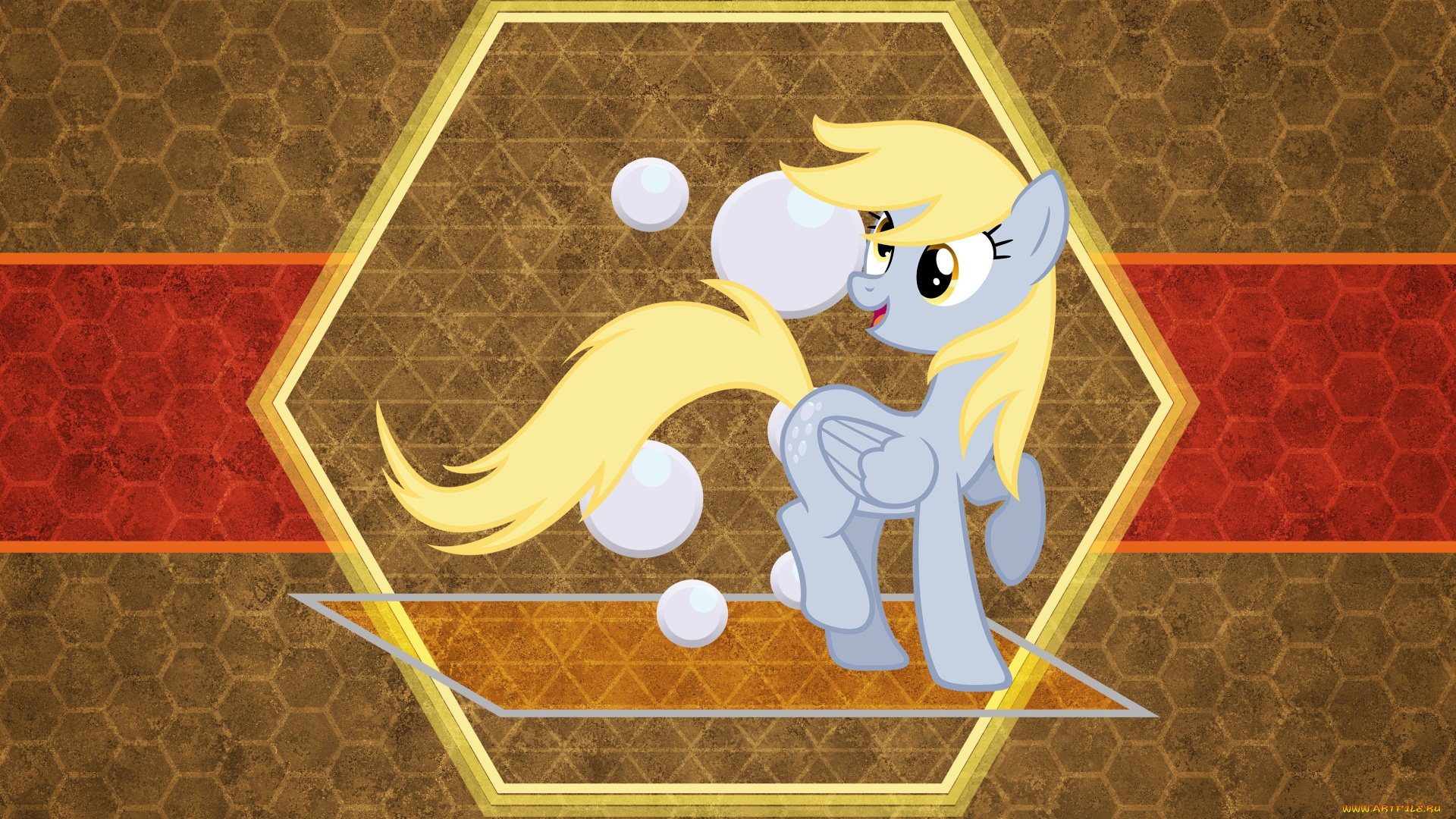 мультфильмы, my, little, pony, фон, пони