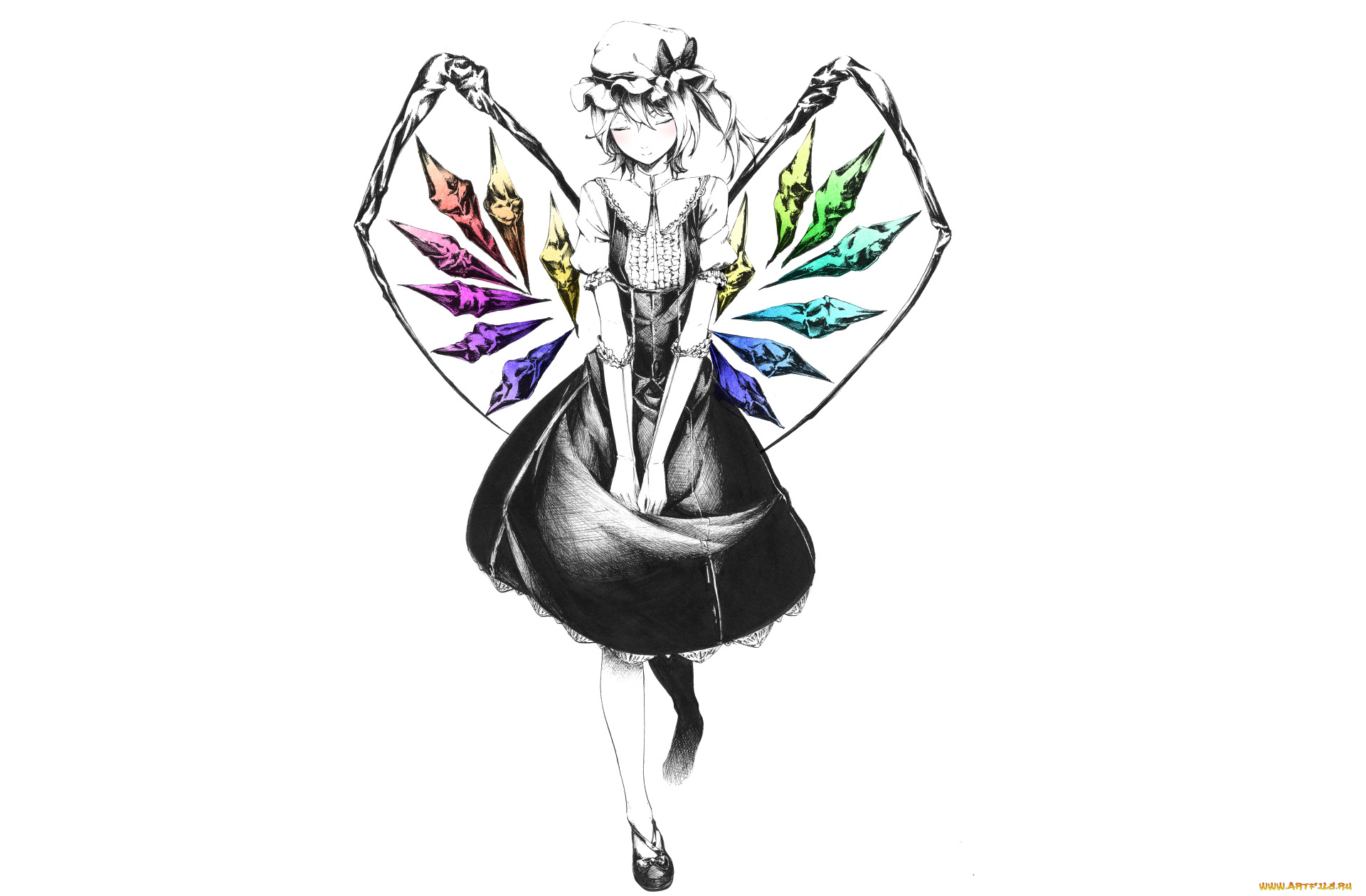 аниме, touhou, девушка