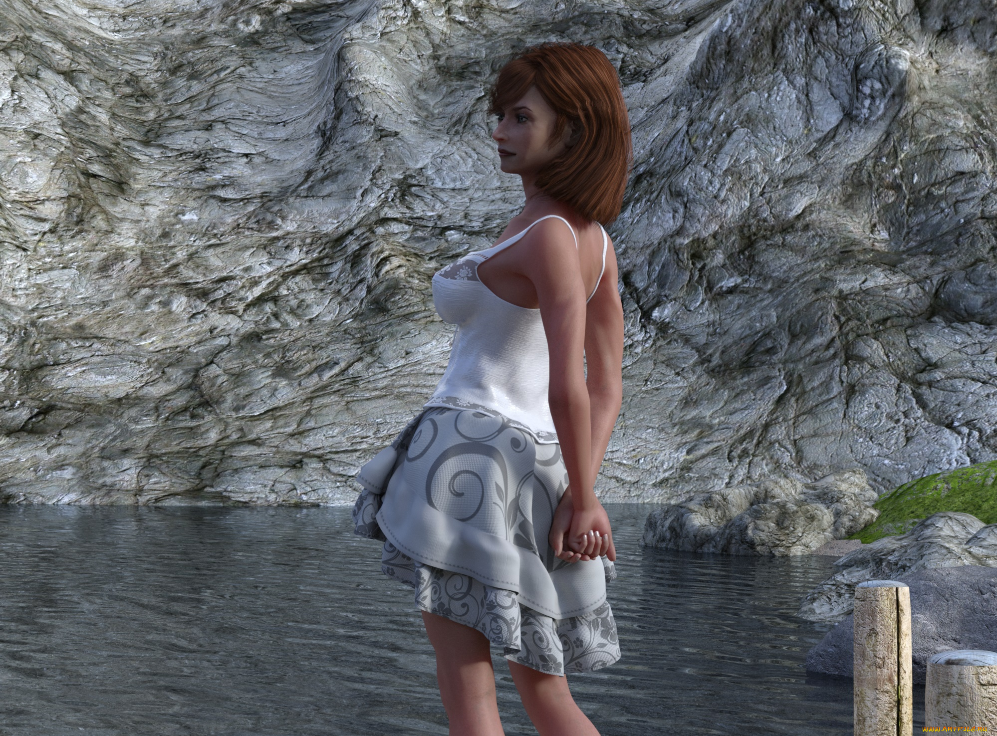 3д, графика, люди, , people, фон, взгляд, девушка