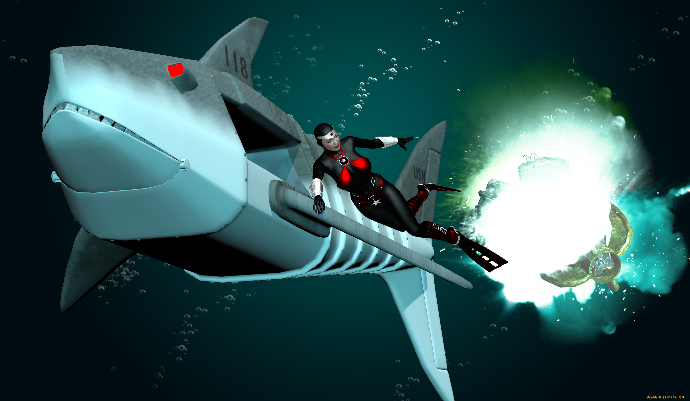 3д, графика, фантазия, , fantasy, фон, взгляд, девушка