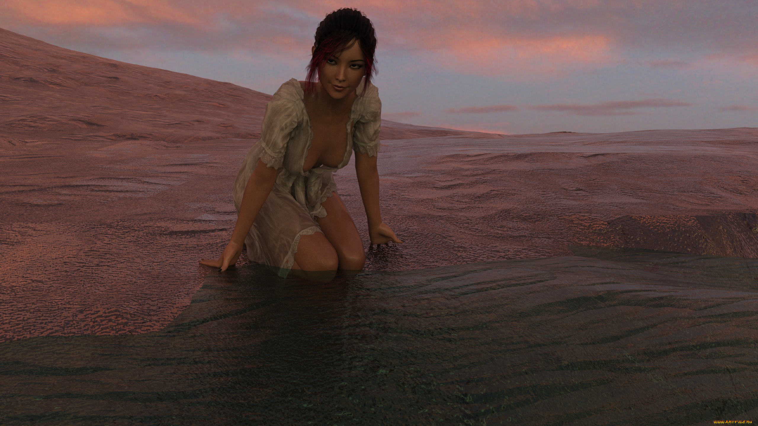 3д, графика, люди, , people, фон, взгляд, девушка