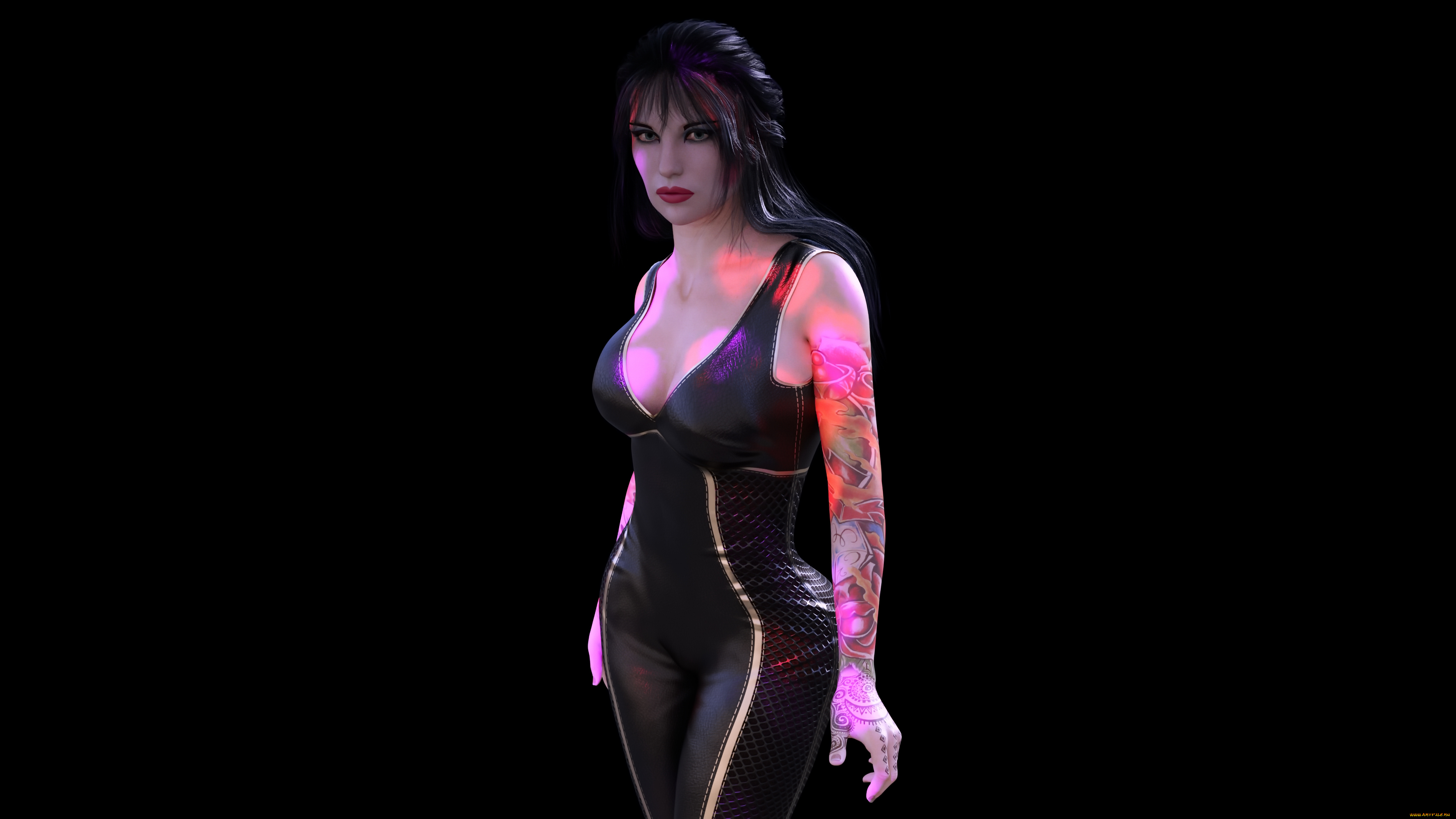 3д, графика, люди, , people, девушка, фон, взгляд