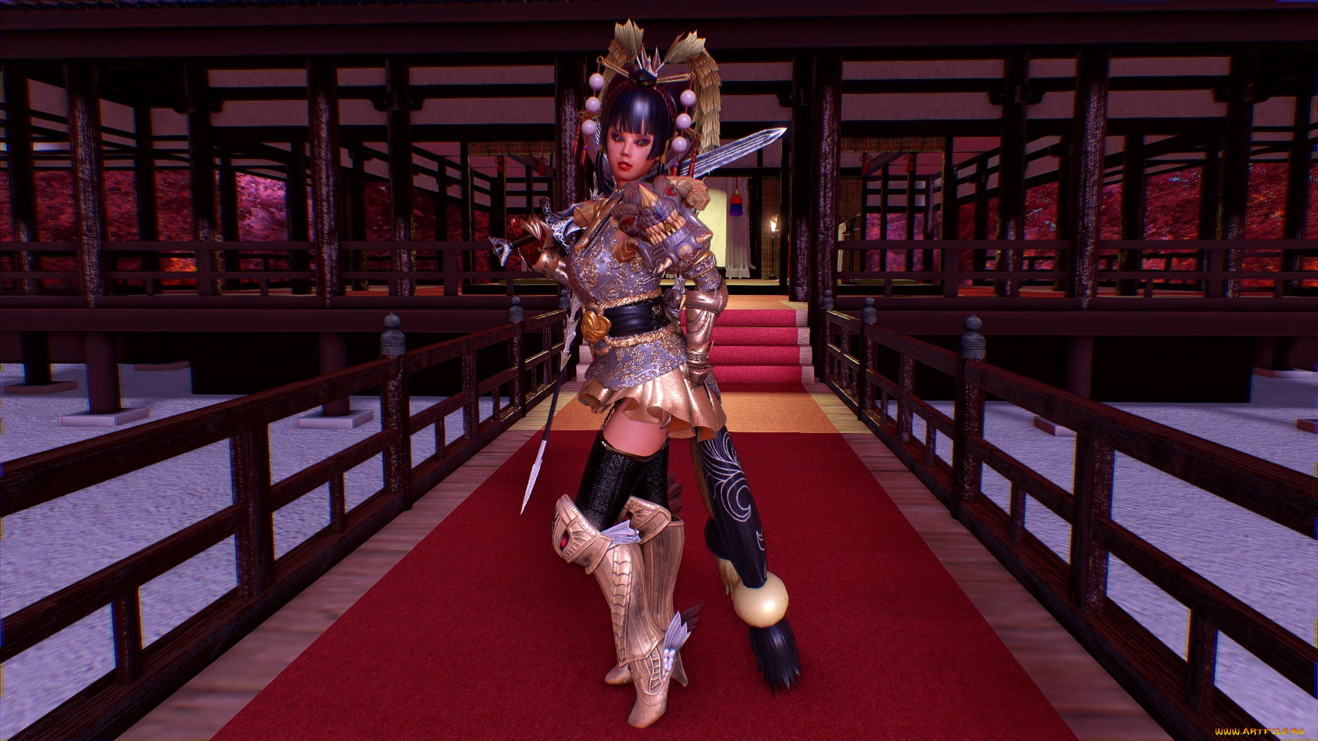 3д, графика, фантазия, , fantasy, девушка, фон, взгляд