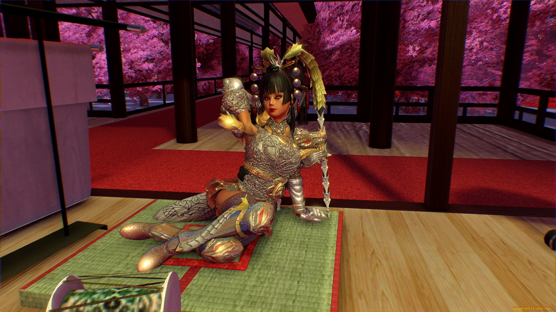 3д, графика, фантазия, , fantasy, фон, взгляд, девушка