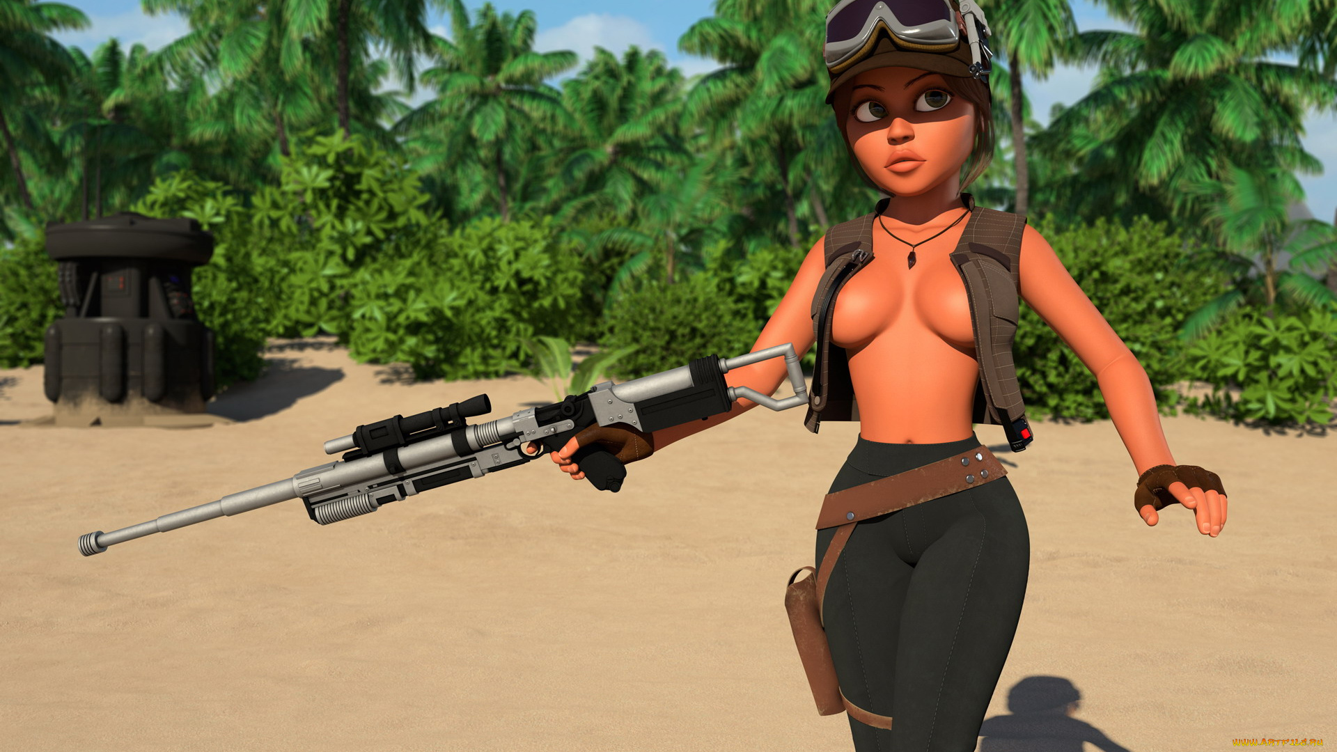 3д, графика, мультфильмы, и, в, игры, фон, взгляд, девушка