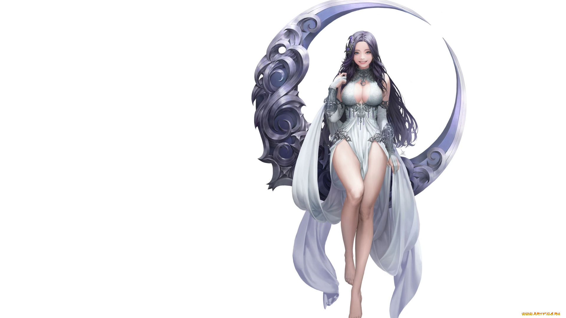 видео, игры, league, of, angels, девушка, наряд, месяц