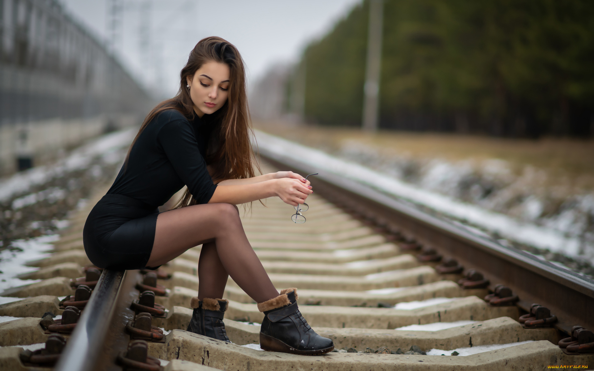 девушки, -, брюнетки, , шатенки, красивая, девушка