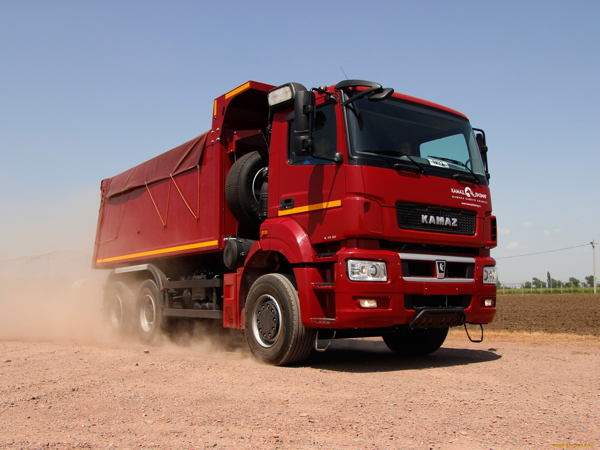 камаз, автомобили, автомобиль, грузовой, самосвал, красный