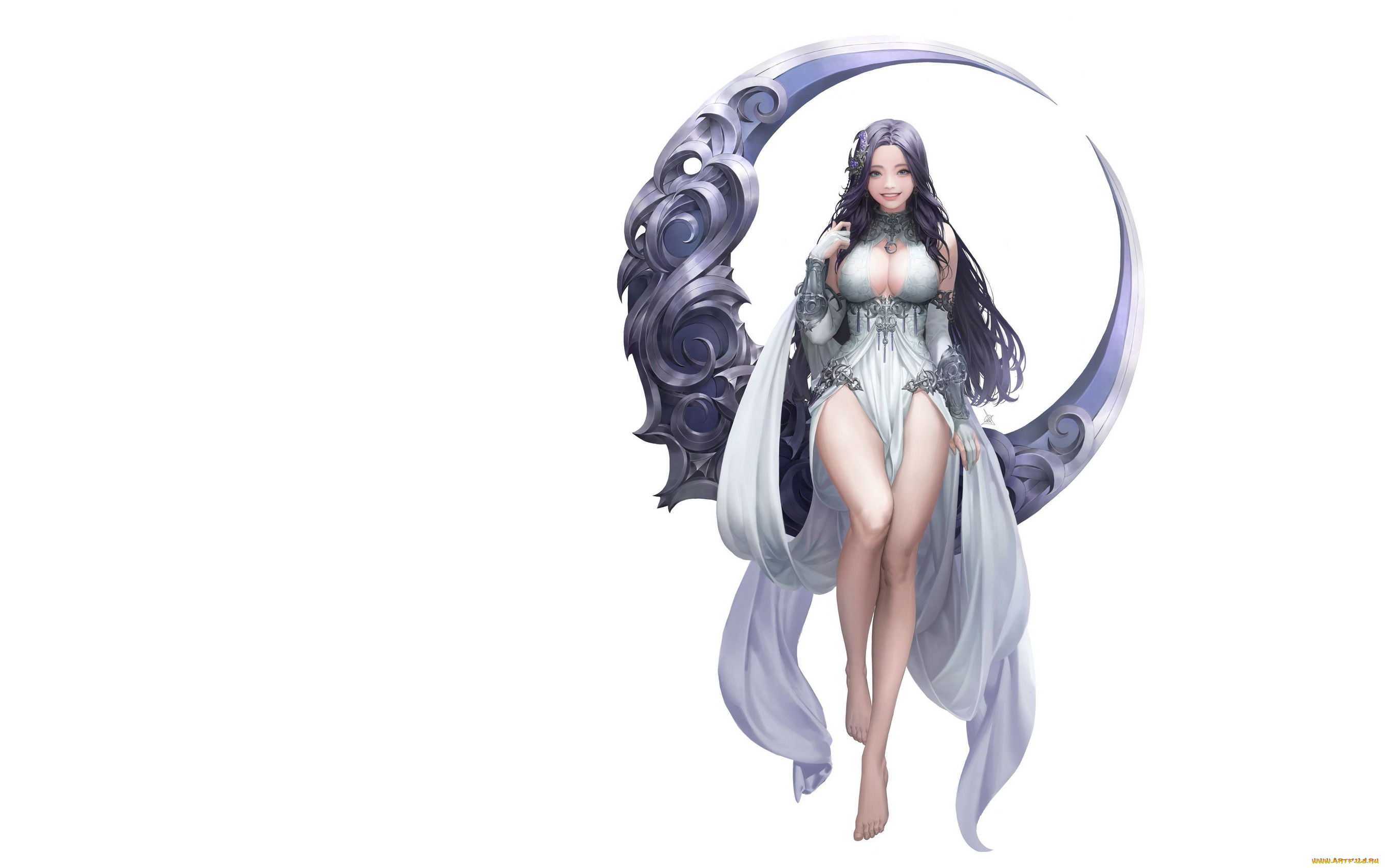 видео, игры, league, of, angels, девушка, наряд, месяц