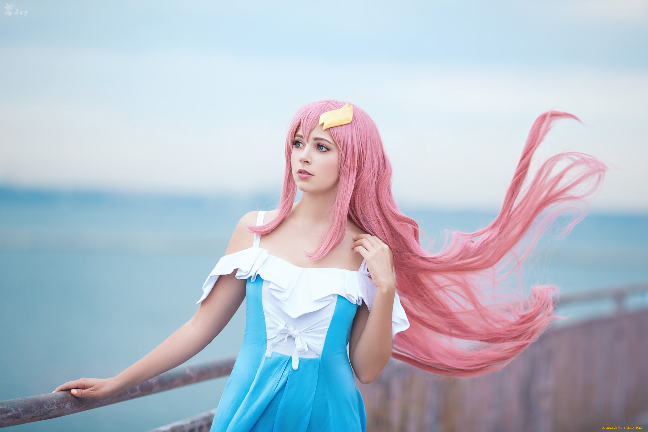 девушки, -, креатив, , косплей, девушка, фон, волосы, faid, eyren