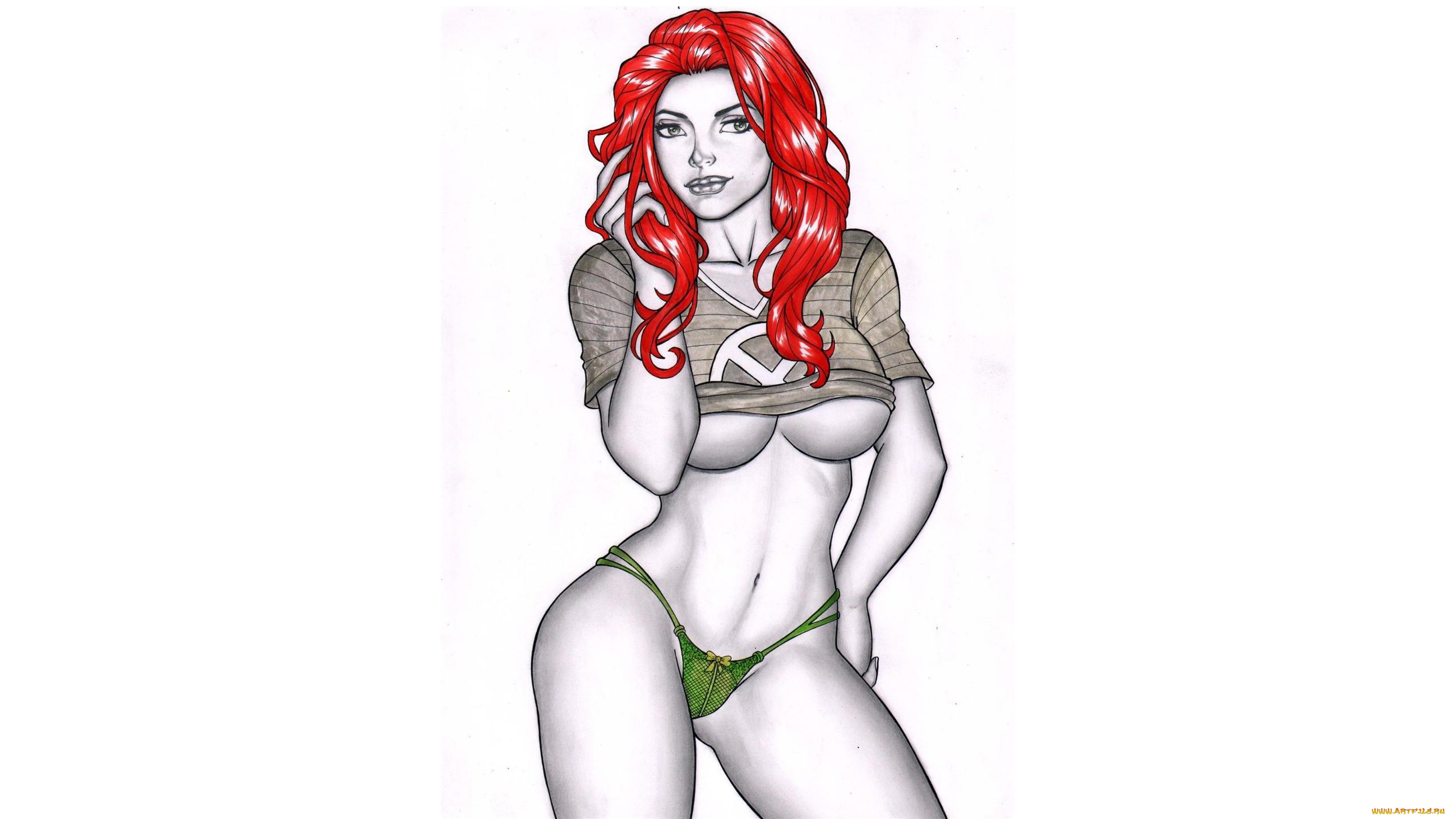 рисованное, elberty, oliveira, девушка, фон, взгляд