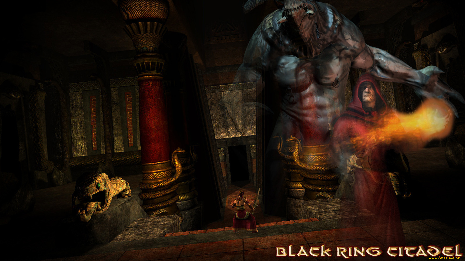 видео, игры, age, of, conan, , hyborian, adventures, колдун, демон, стигия