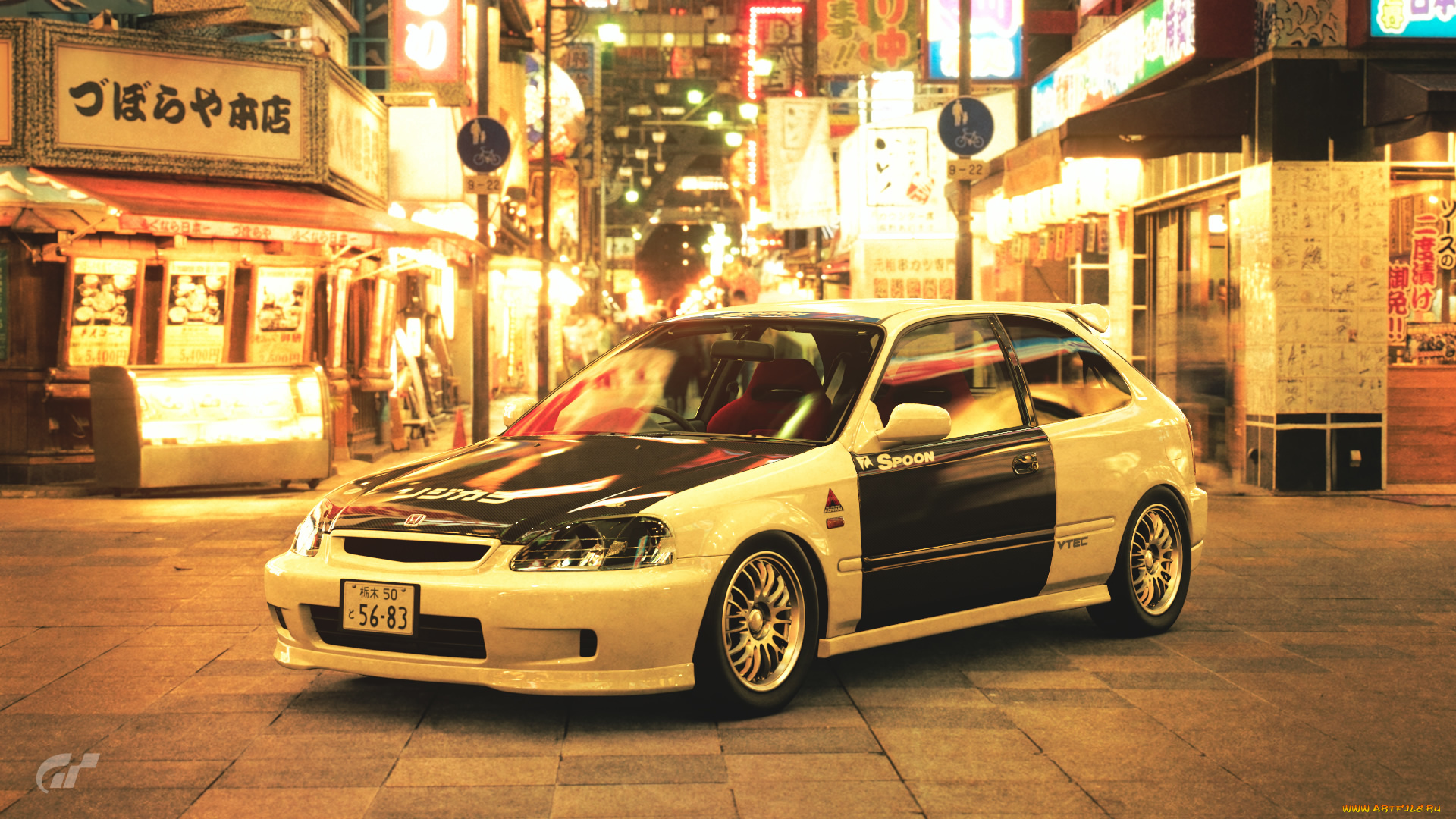 автомобили, 3д, honda