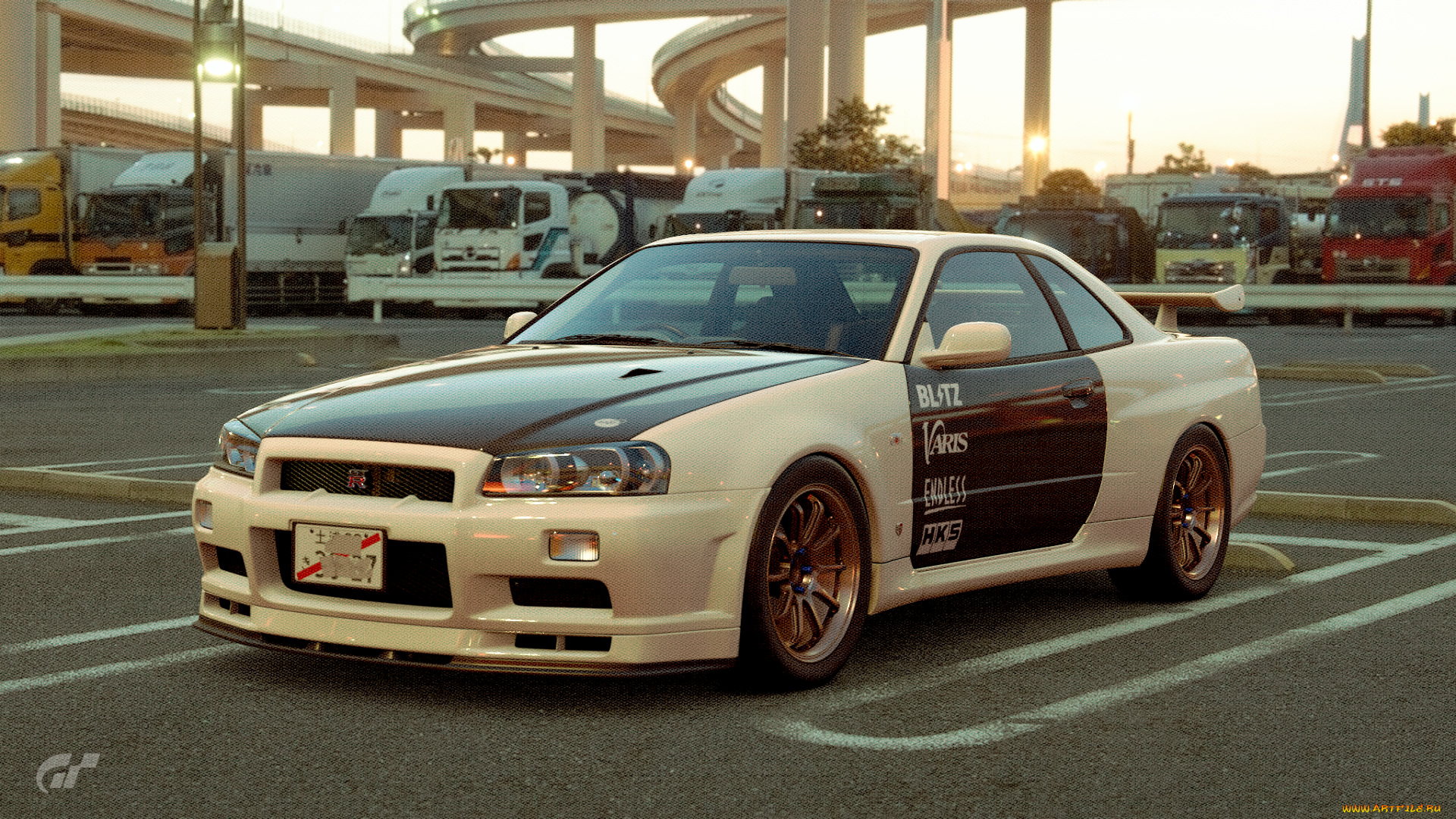 автомобили, 3д, nissan