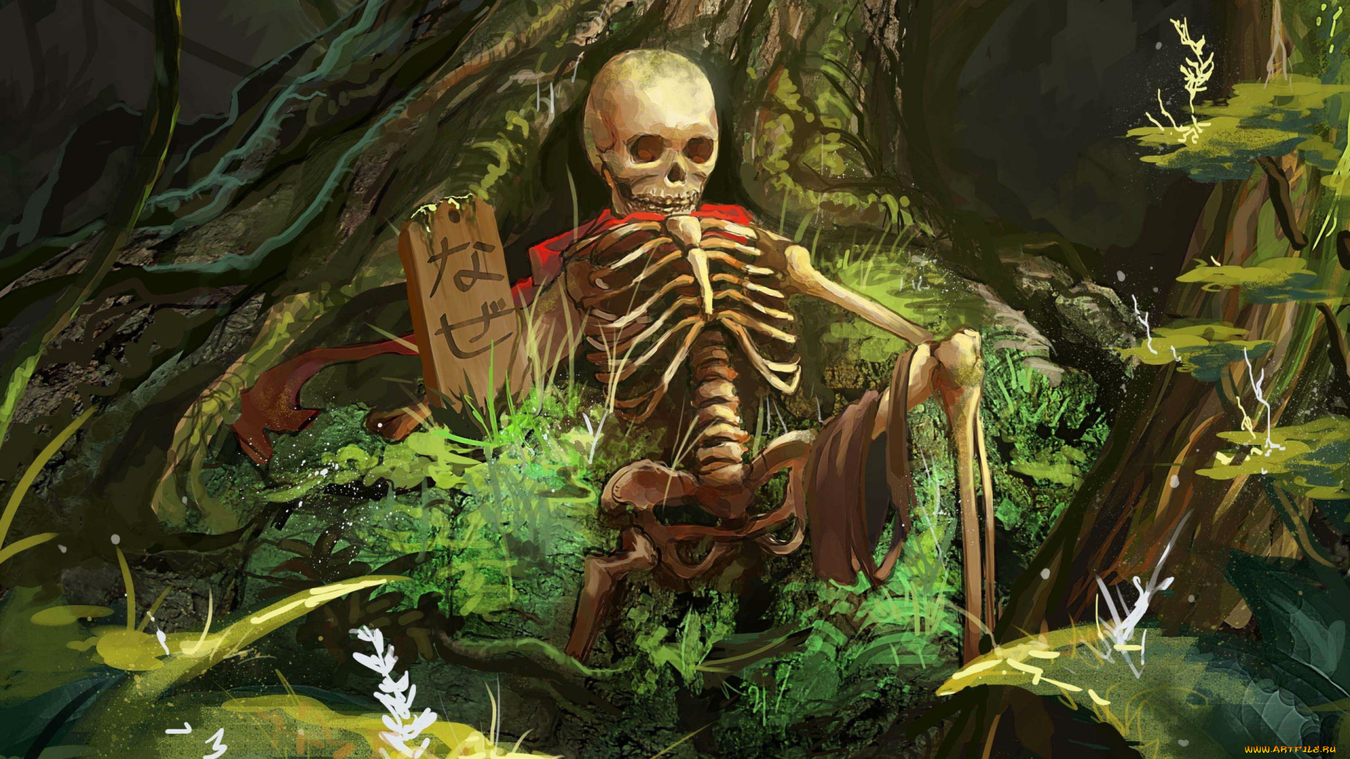 фэнтези, нежить, скелет