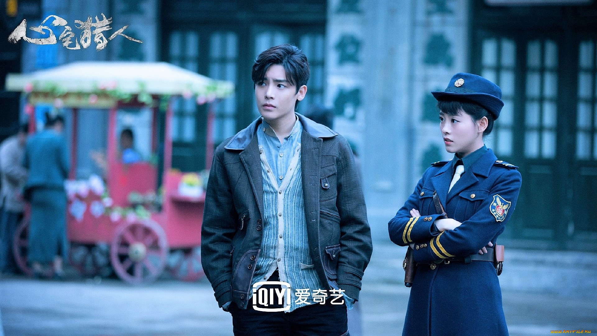 кино, фильмы, psych-hunter, парень, девушка, полицейская, улица