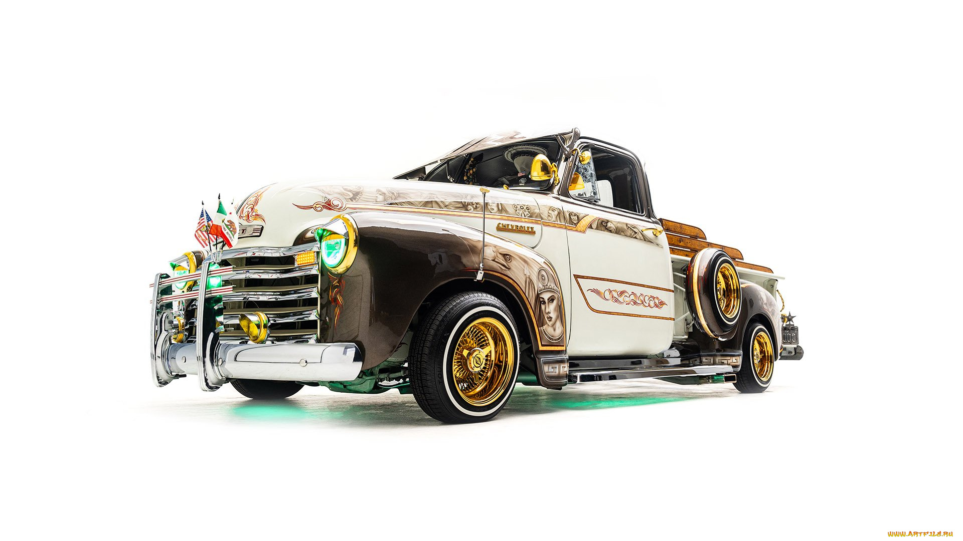 1953-chevrolet-3100, автомобили, custom, pick-up, chevrolet