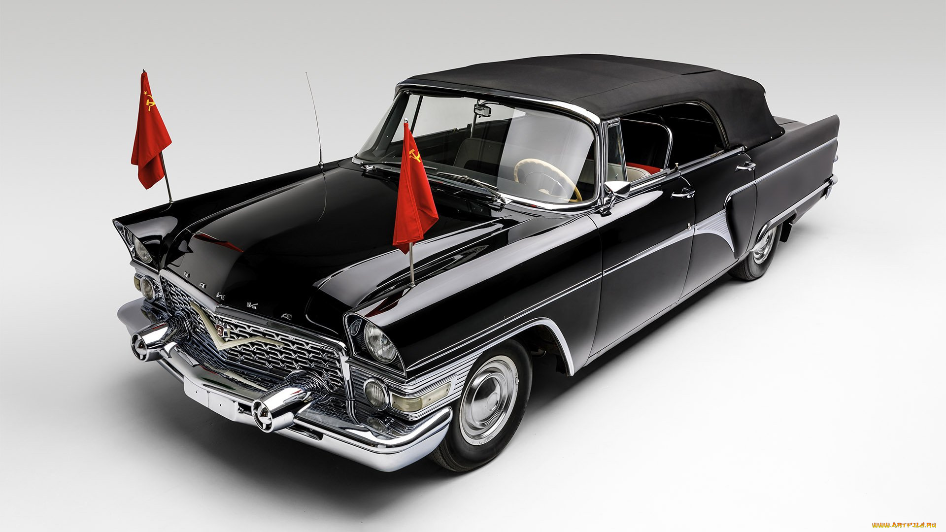 1962-gaz-chaika, автомобили, газ, gaz