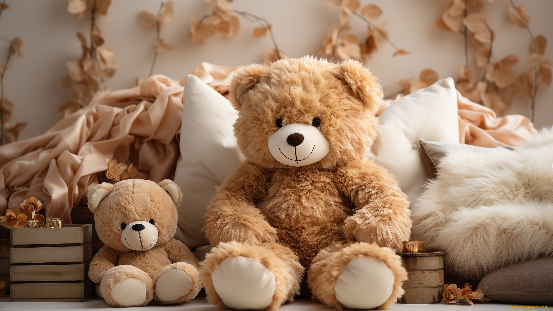 3д, графика, реализм, , realism, игрушки, мягкие, медвежата