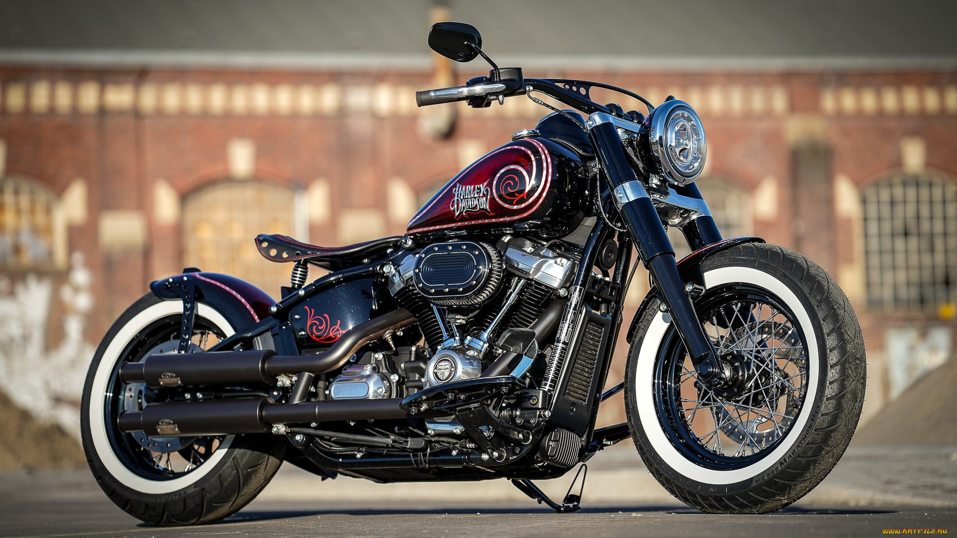 харлей, мотоциклы, harley-davidson, мотоцикл, байк, thunderbike, customs