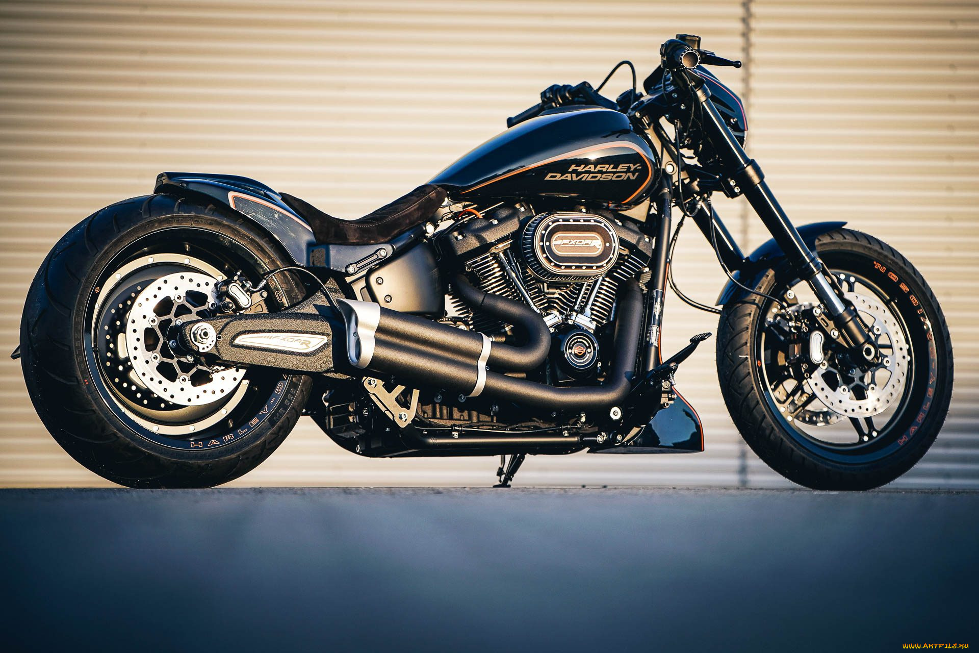 харлей, мотоциклы, harley-davidson, мотоцикл, байк, чёрный, thunderbike, customs