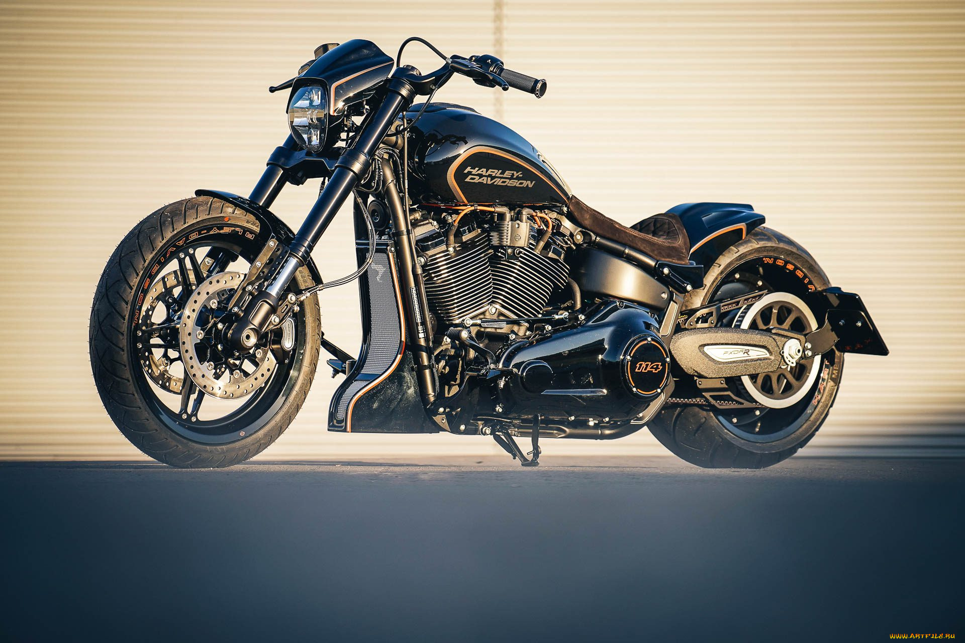 харлей, мотоциклы, harley-davidson, мотоцикл, байк, чёрный, thunderbike, customs