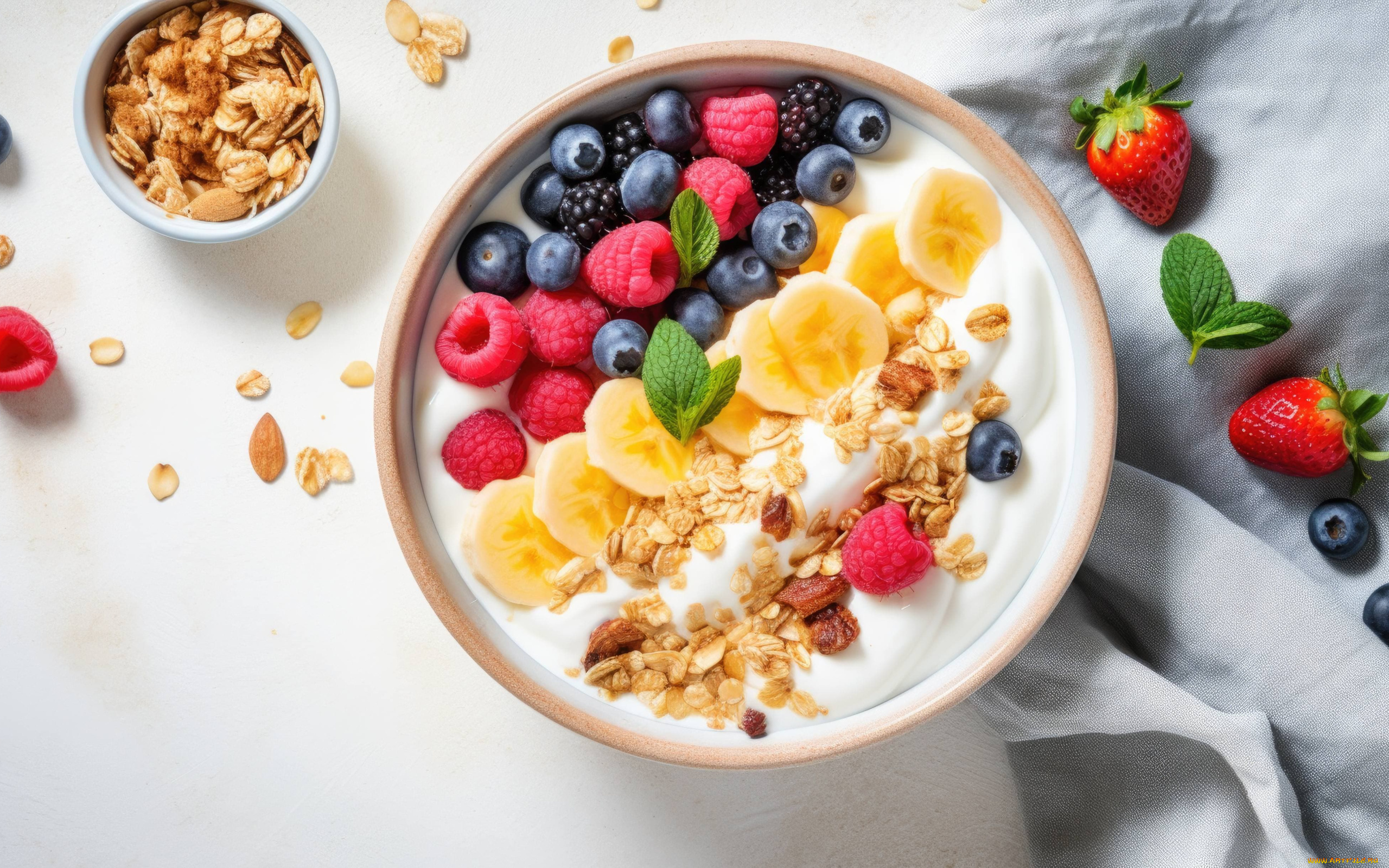 3д, графика, еда-, food, хлопья