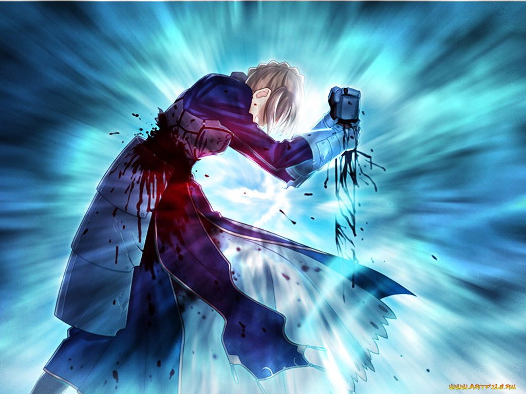 аниме, fate, stay, night