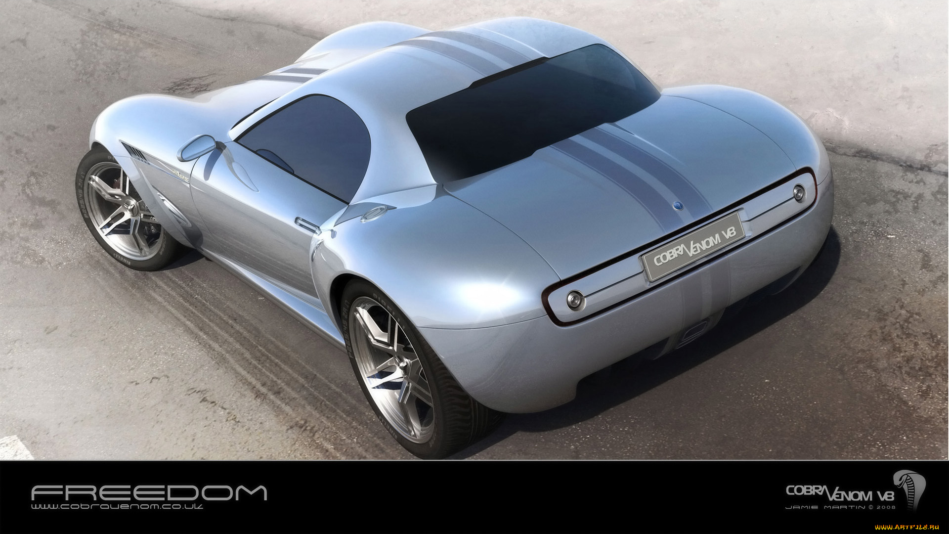 2008, cobra, venom, v8, concept, автомобили, 3д