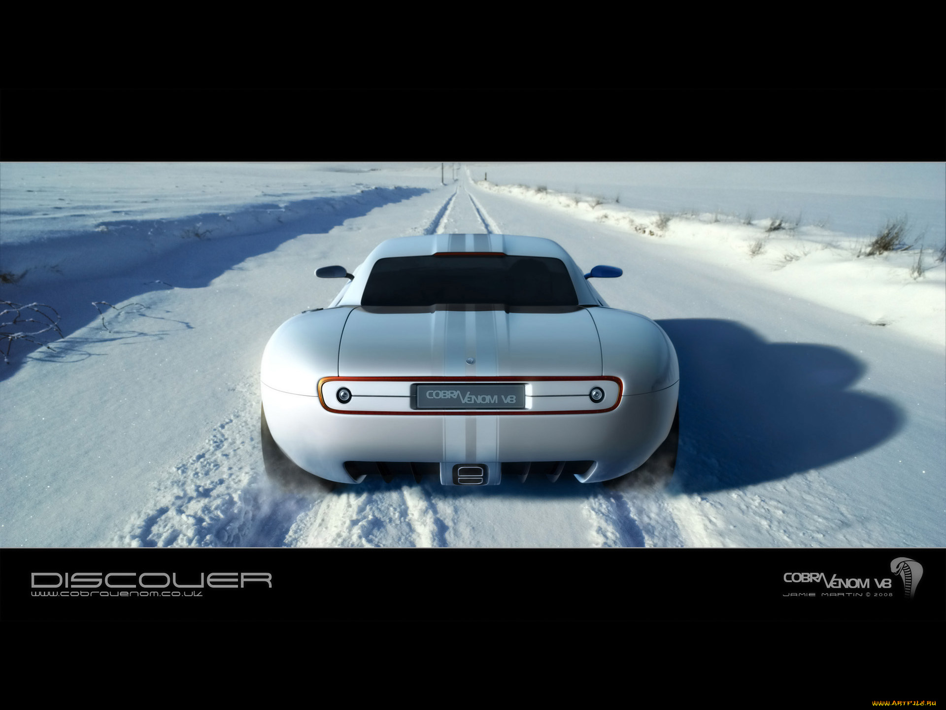 2008, cobra, venom, v8, concept, автомобили, 3д