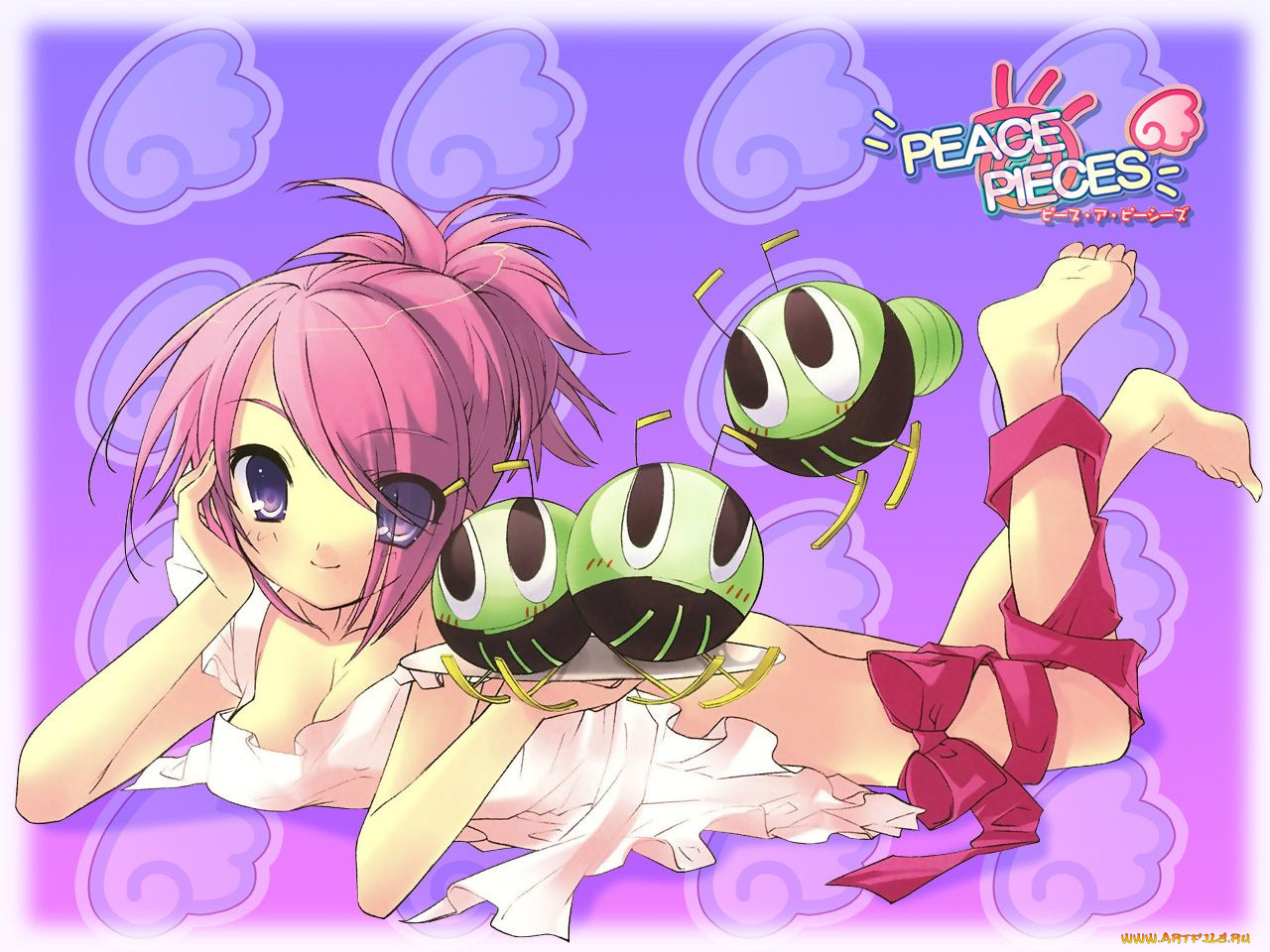 аниме, peace, pieces