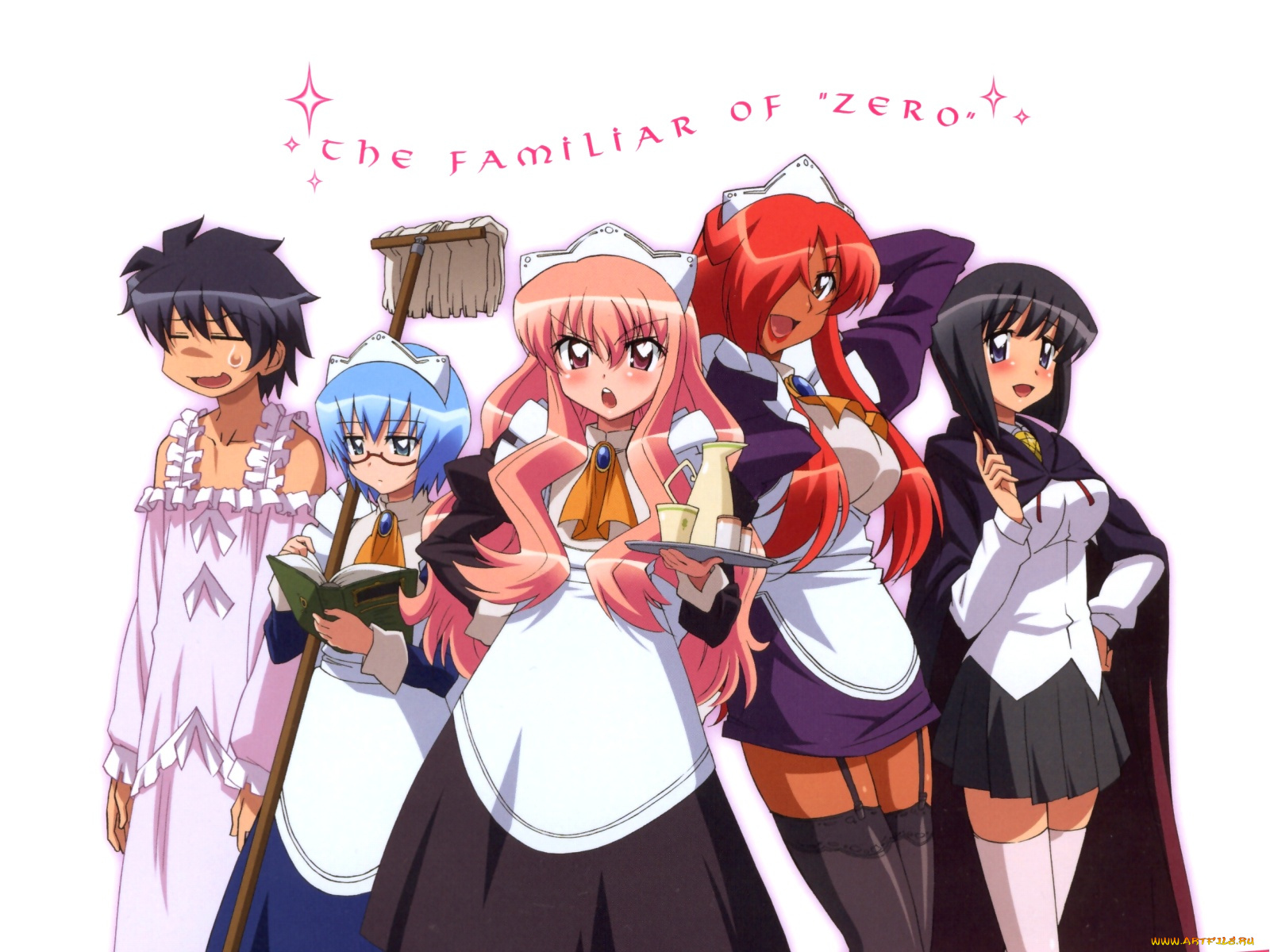 аниме, zero, no, tsukaima