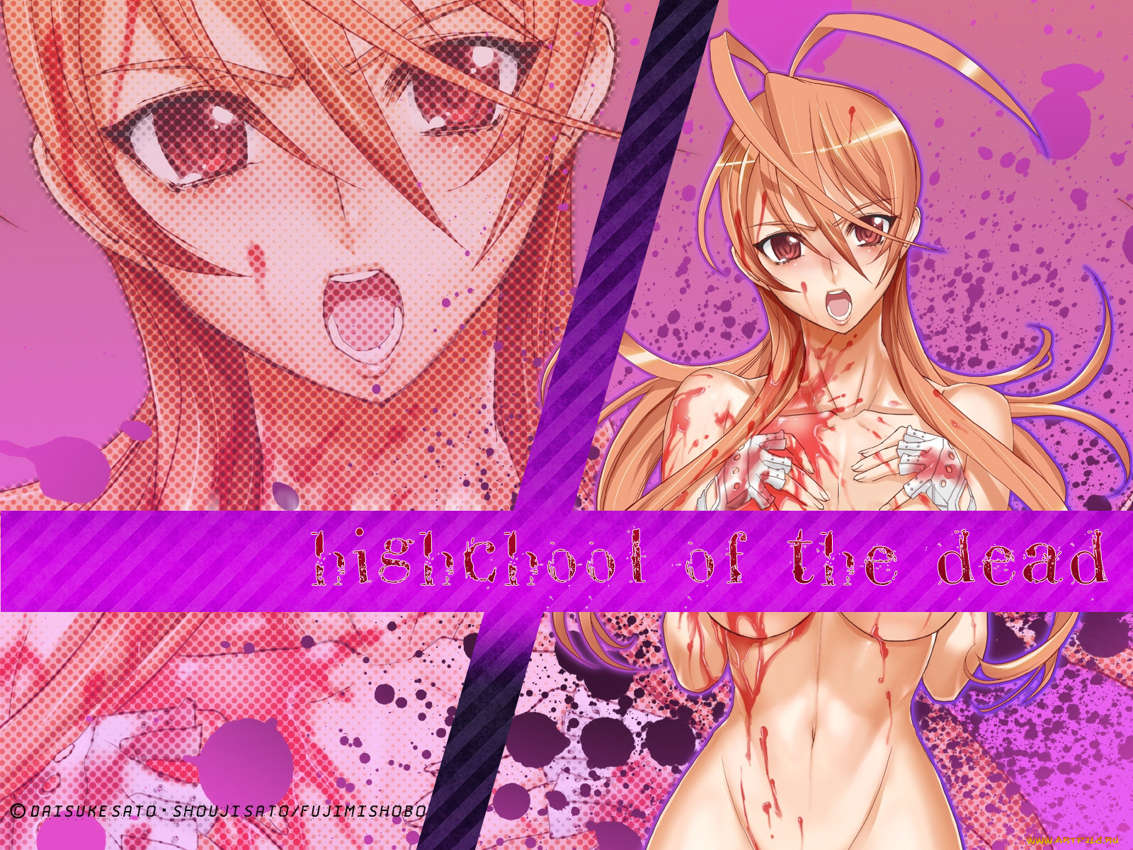 academy, apocalypse, аниме, highschool, of, the, dead