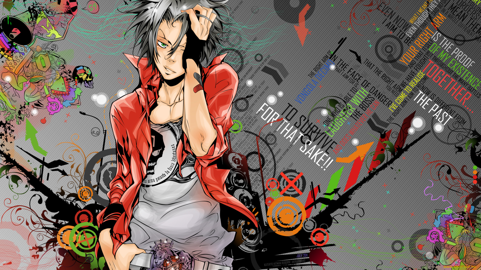 katekyo, hitman, reborn, аниме