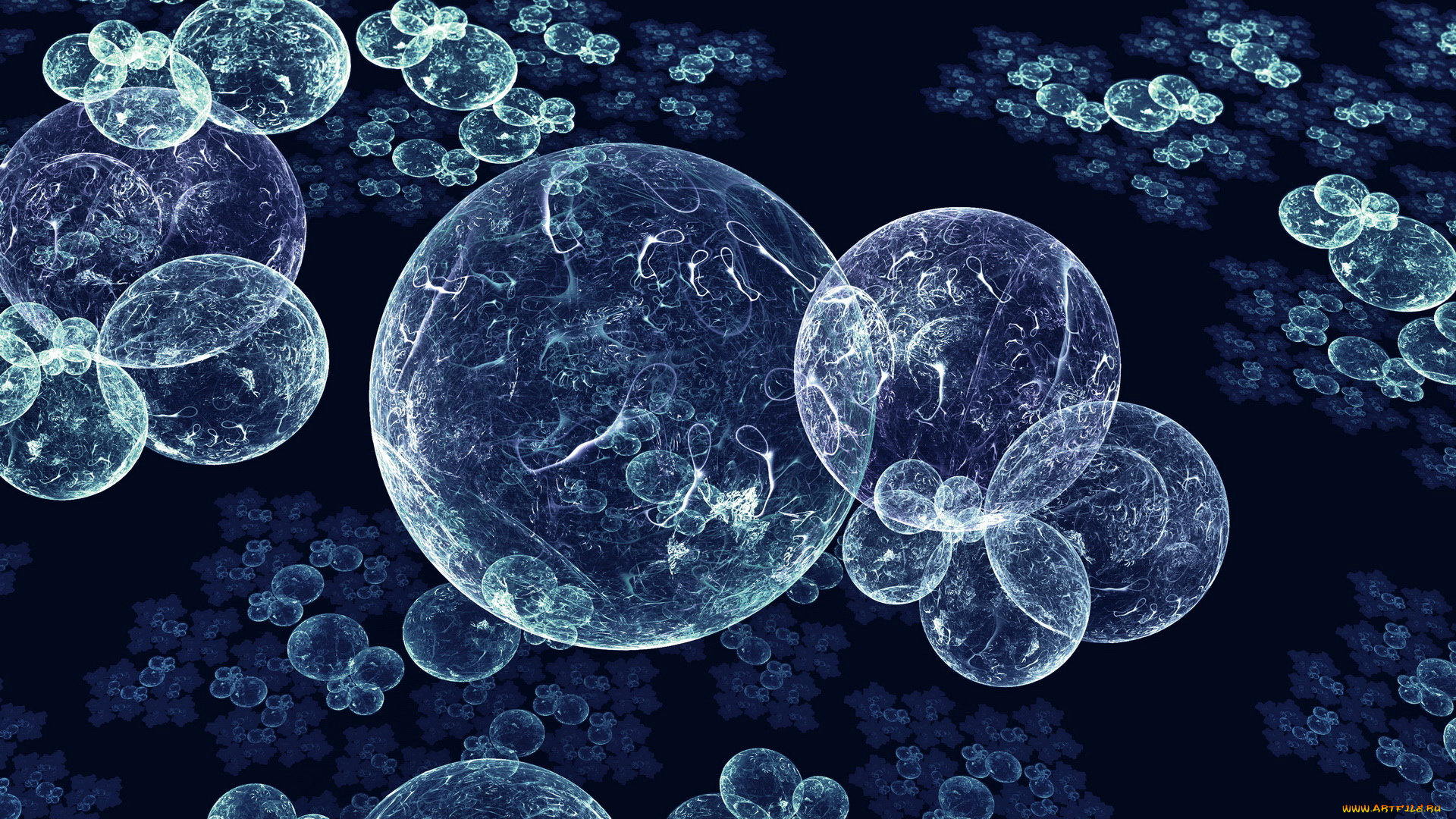 3д, графика, другое, круги