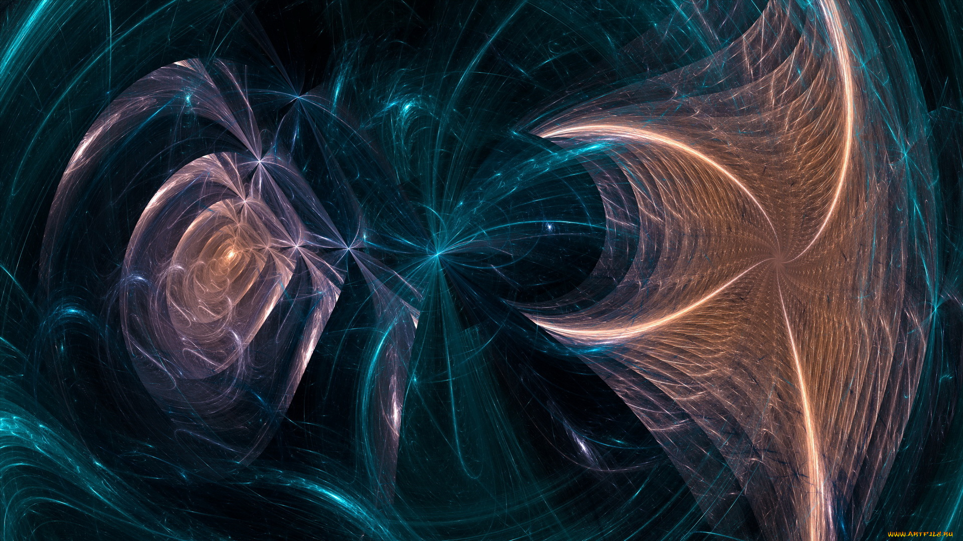 3д, графика, fractal, фракталы, узор, фон