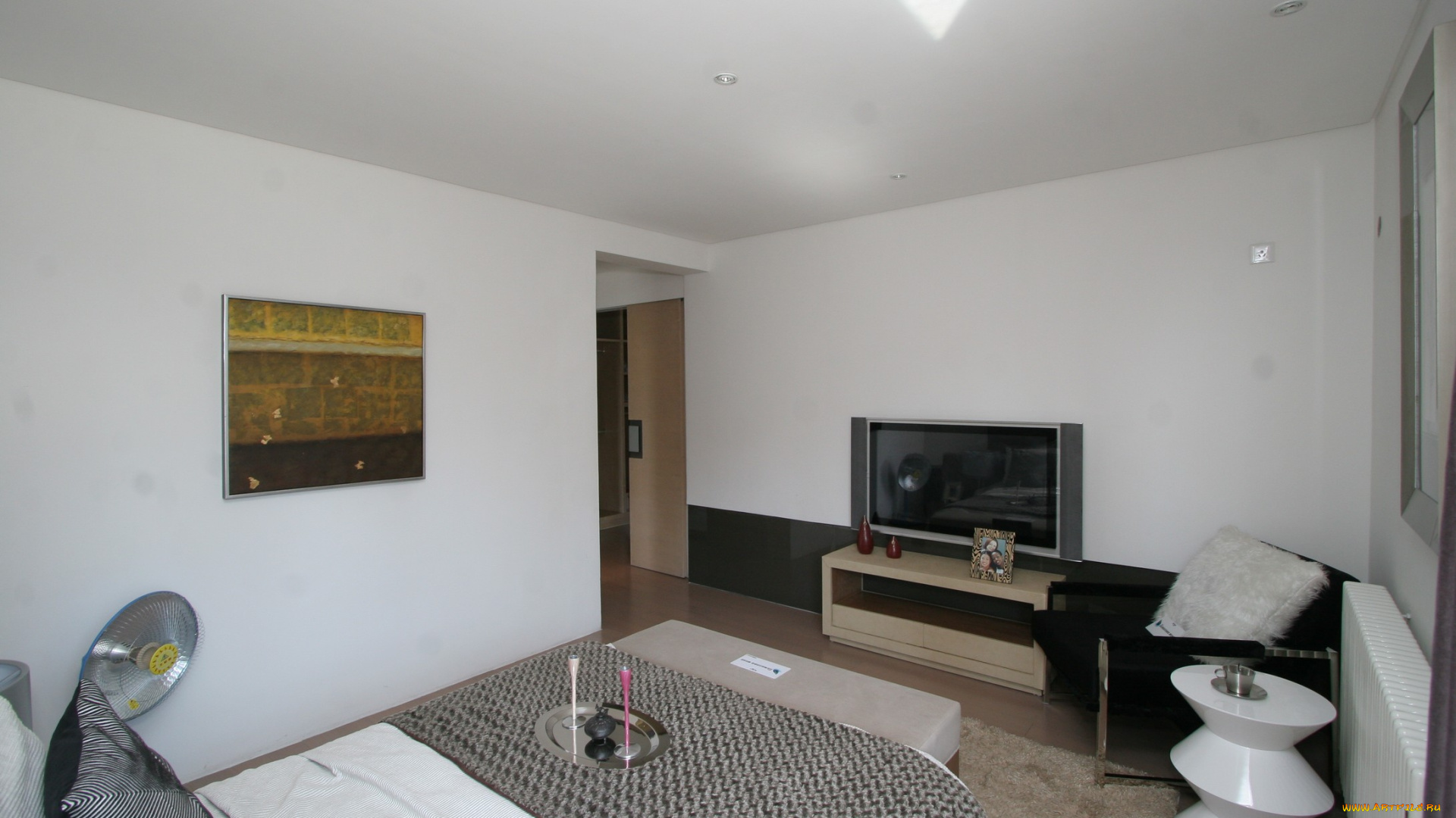 3д, графика, realism, реализм, комната, картина, кровать, окно