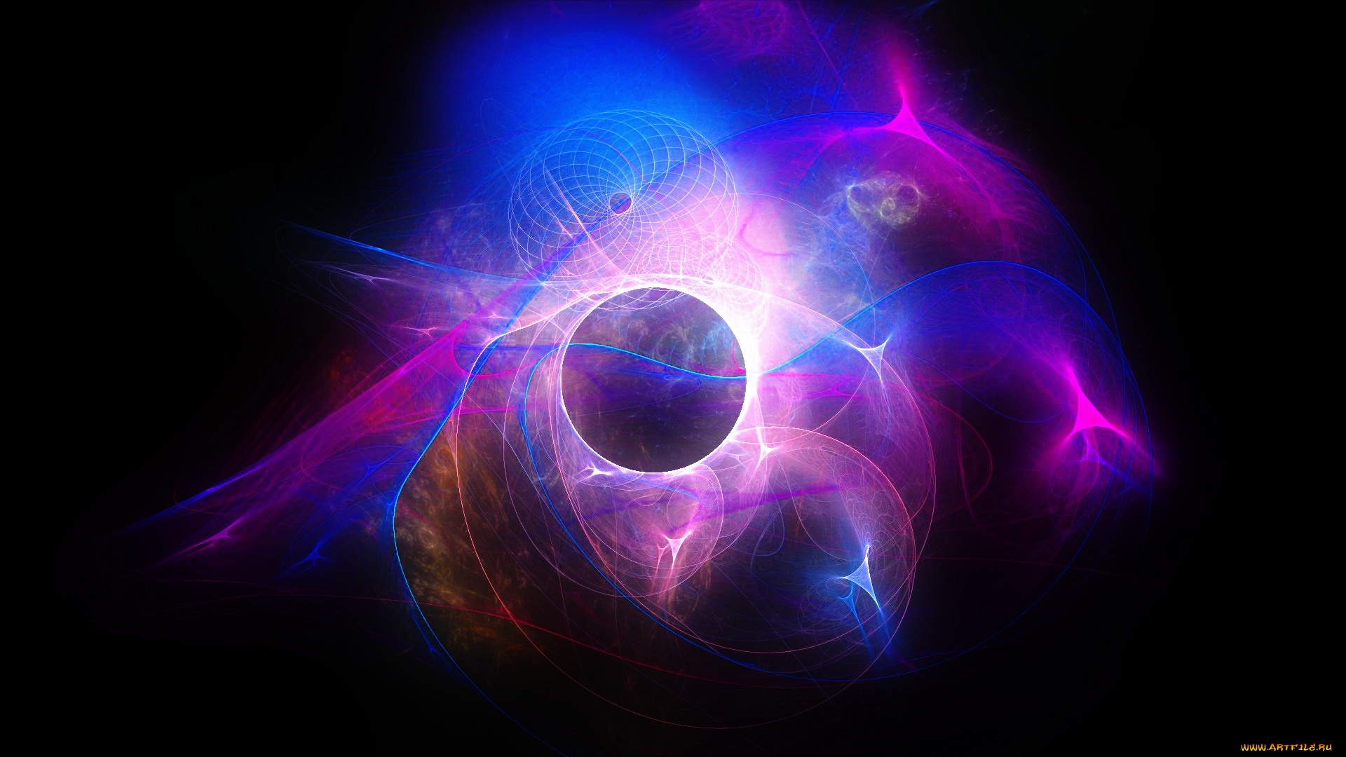 3д, графика, шары, абстракция