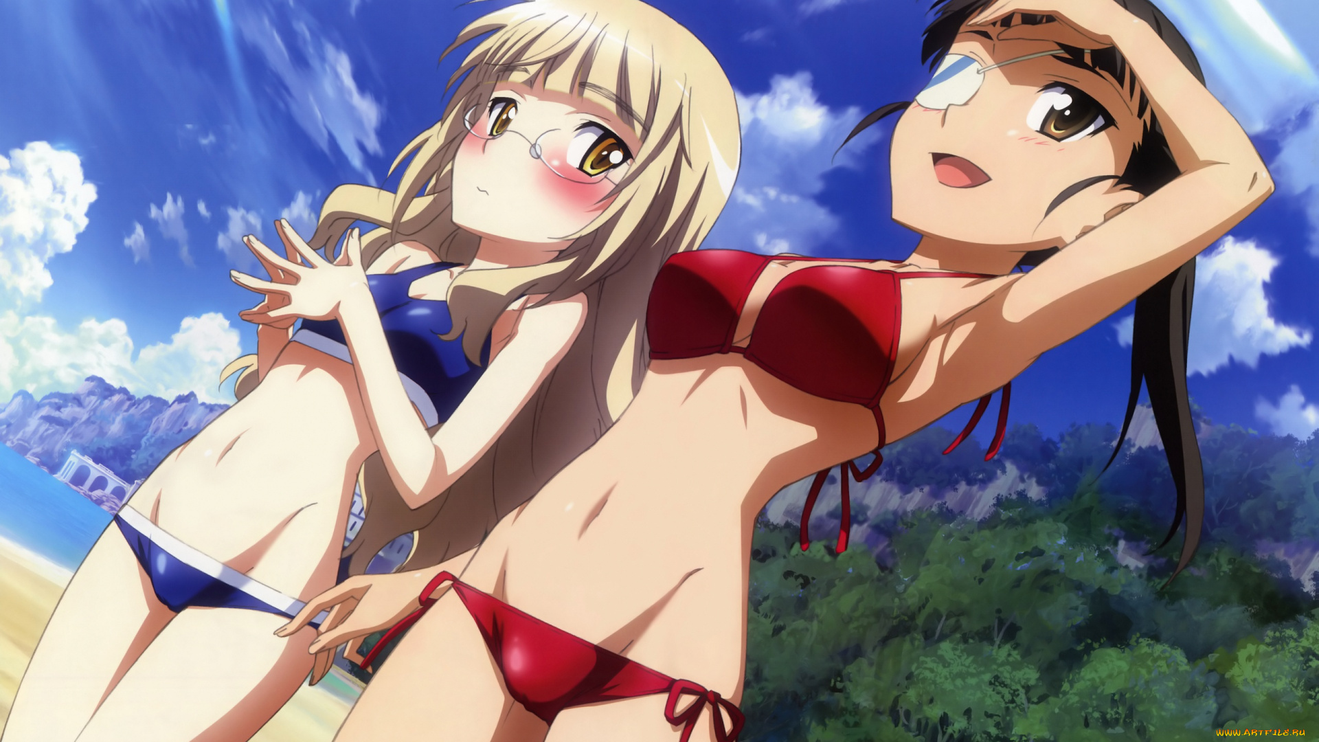 аниме, strike, witches