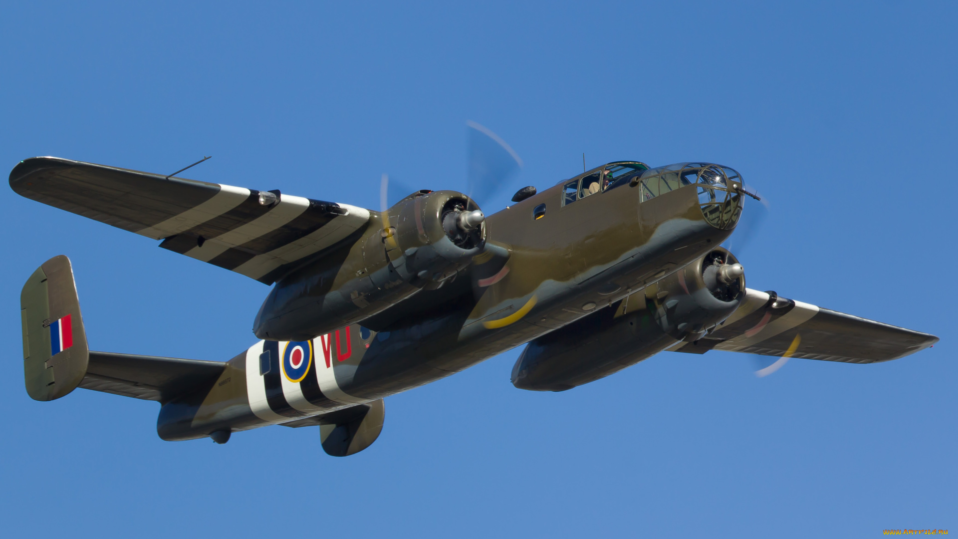 b25, mitchell, авиация, боевые, самолёты, история, полет, бомбардировщик, небо