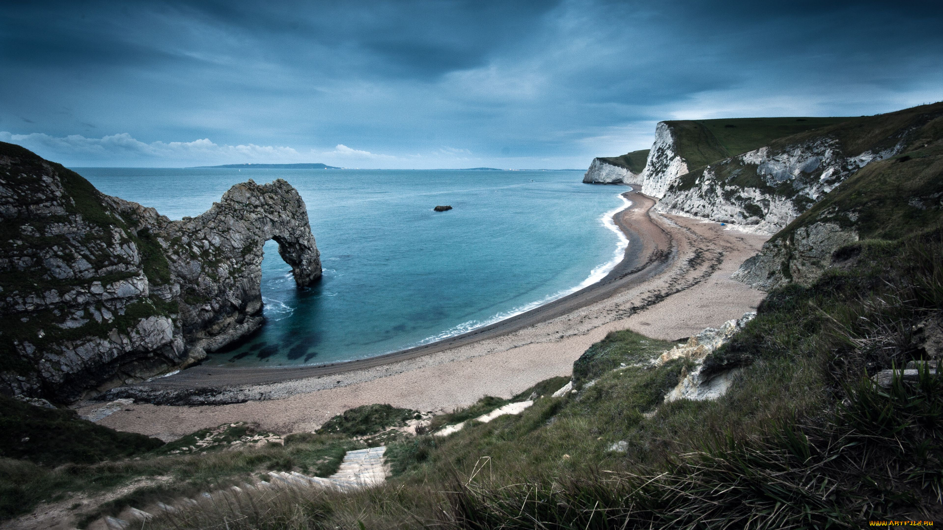 jurassic, coast, in, dorset, england, природа, побережье, durdle, door, океан