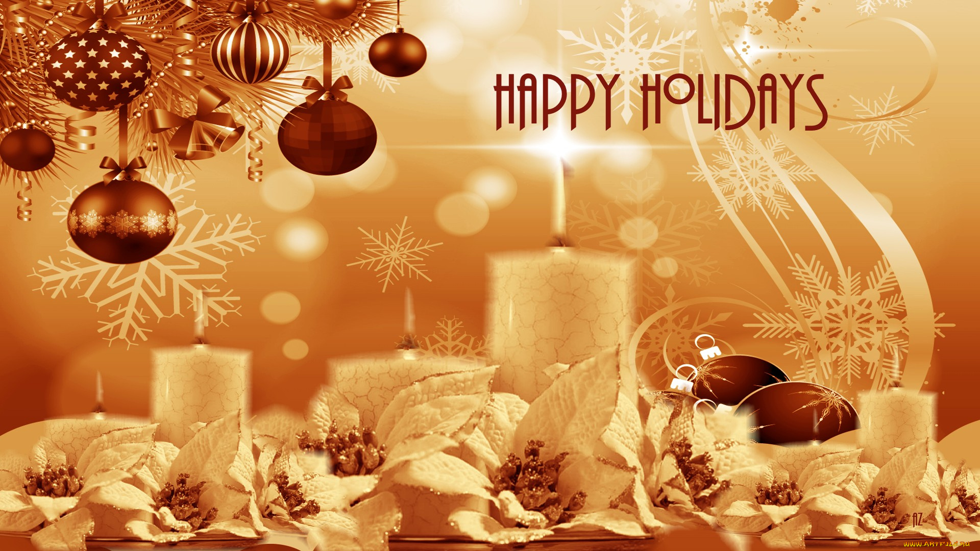 праздничные, векторная, графика, новый, год, свеча, шары